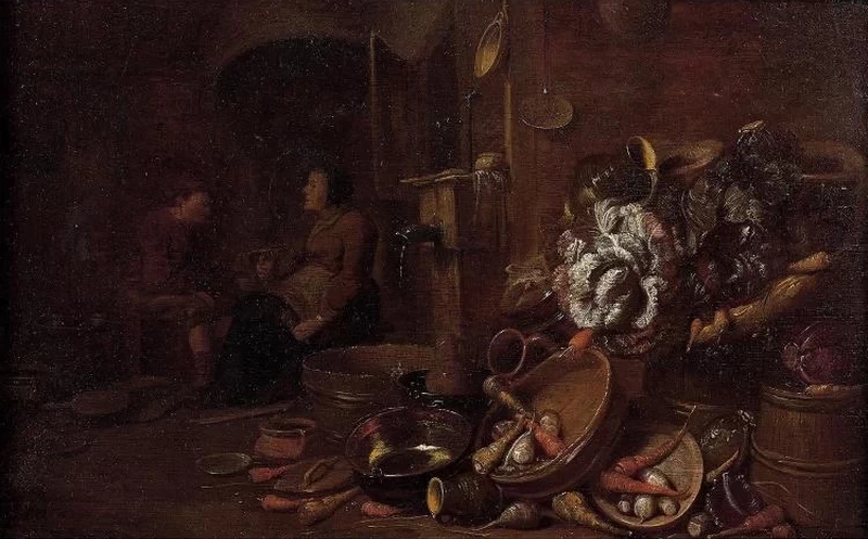 François Ryckhals - Interno della cucina